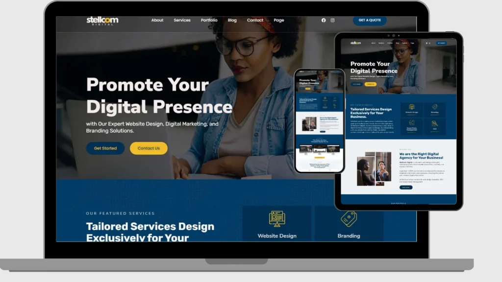 stellcomdigital responsive website design